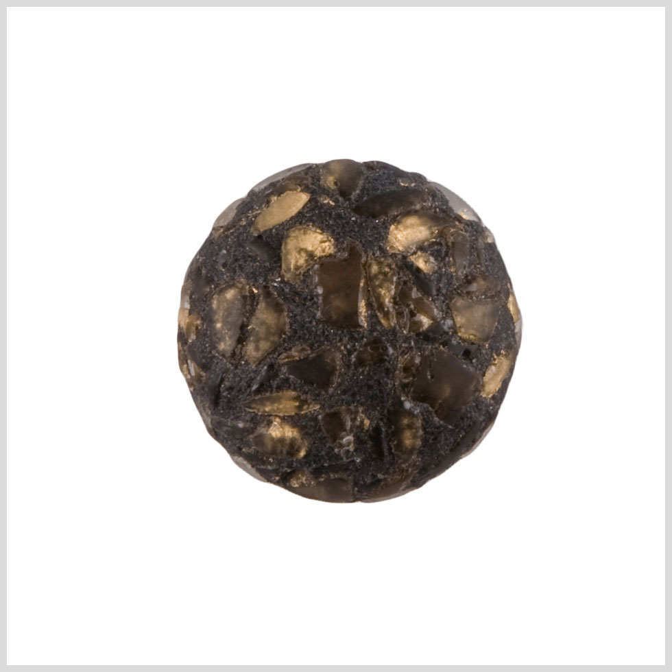 Brown/Gold Plastic Button – 36L/23mm Brown/Gold Plastic Button – 36L/23mm