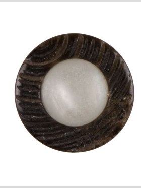 Ivory Brown Plastic Button – 36L/23mm Ivory Brown Plastic Button – 36L/23mm