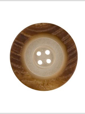 Beige/Brown Plastic Button – 48L/30.5mm Beige/Brown Plastic Button – 48L/30.5mm