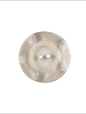 Plastic 2-Hole Button – 32L/20mm – Clear and White Ring Plastic 2-Hole Button – 32L/20mm – Clear and White Ring