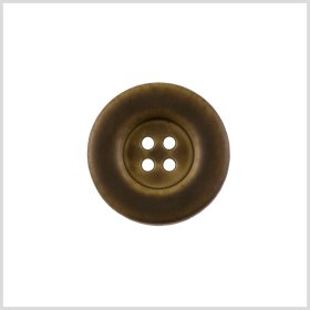 Plastic 4-Hole Button – 28L/18mm – Brown and Beige Worn Look Plastic 4-Hole Button – 28L/18mm – Brown and Beige Worn Look
