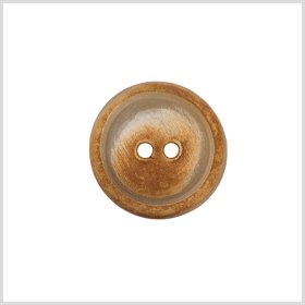 Horn 2-Hole Button – 32L/20mm – Natural Tan and Cream Horn 2-Hole Button – 32L/20mm – Natural Tan and Cream