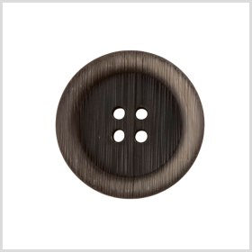 Plastic 4-Hole Button – 44L/28mm – Dark Gray Engraved Lines Plastic 4-Hole Button – 44L/28mm – Dark Gray Engraved Lines