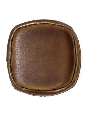 Weathered Honey Brown Leather-Look Shank-Back Molded Plastic Button – 48L/30.5mm Weathered Honey Brown Leather-Look Shank-Back Molded Plastic Button – 48L/30.5mm