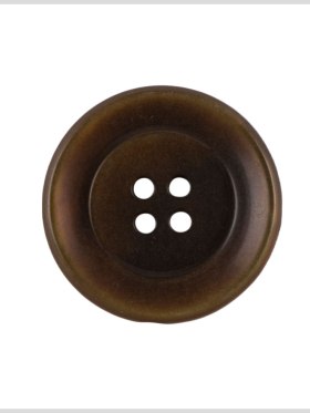 Plastic 4-Hole Button – 44L/28mm – Brown Plastic 4-Hole Button – 44L/28mm – Brown