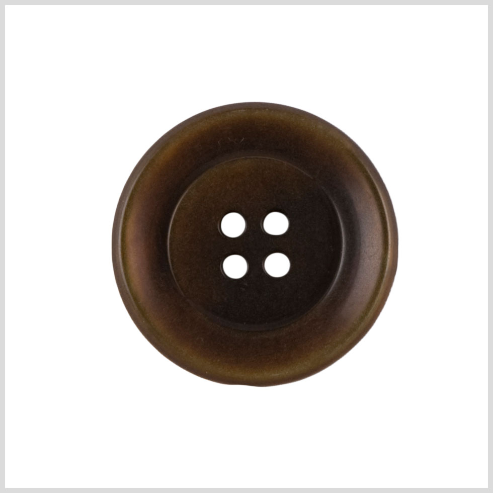Plastic 4-Hole Button – 44L/28mm – Brown Plastic 4-Hole Button – 44L/28mm – Brown