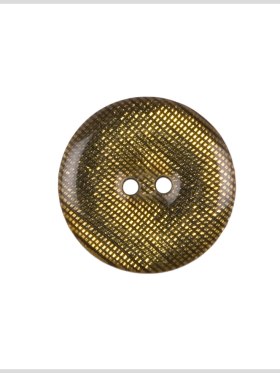 Plastic 2-Hole Button – 24L/15mm – Gold and Black Grid Plastic 2-Hole Button – 24L/15mm – Gold and Black Grid