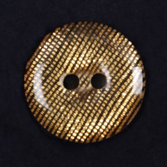 Plastic 2-Hole Button – 32L/20mm – Gold and Black Grid Plastic 2-Hole Button – 32L/20mm – Gold and Black Grid