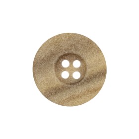 Parsnip Speckled 4-Hole Plastic Button – 36L/23mm Parsnip Speckled 4-Hole Plastic Button – 36L/23mm