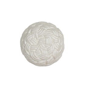 White Knotted Textured Molded Shank Back Plastic Button – 36L/23mm White Knotted Textured Molded Shank Back Plastic Button – 36L/23mm