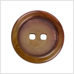 Plastic 2-Hole Button – 44L/28mm – Rust and Gold Shimmer Square Holes Plastic 2-Hole Button – 44L/28mm – Rust and Gold Shimmer Square Holes