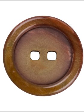 Plastic 2-Hole Button – 44L/28mm – Rust and Gold Shimmer Square Holes Plastic 2-Hole Button – 44L/28mm – Rust and Gold Shimmer Square Holes