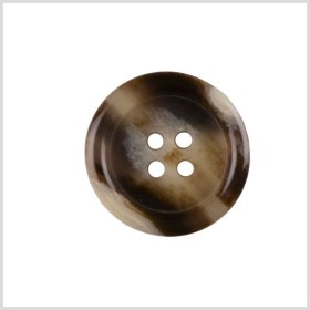 Plastic 4-Hole Button – 40L/25.5mm – Dark Brown and Cream Streaks and Swirls Plastic 4-Hole Button – 40L/25.5mm – Dark Brown and Cream Streaks and Swirls