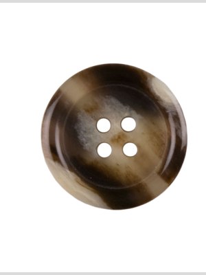 Plastic 4-Hole Button – 40L/25.5mm – Dark Brown and Cream Streaks and Swirls Plastic 4-Hole Button – 40L/25.5mm – Dark Brown and Cream Streaks and Swirls