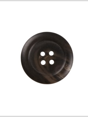 Plastic 4-Hole Button – 28L/18mm – Dark Brown Natural Swirls Plastic 4-Hole Button – 28L/18mm – Dark Brown Natural Swirls