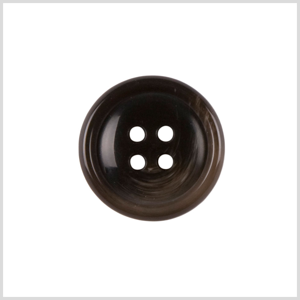 Plastic 4-Hole Button – 36L/23mm – Dark Brown and Taupe Swirls Plastic 4-Hole Button – 36L/23mm – Dark Brown and Taupe Swirls