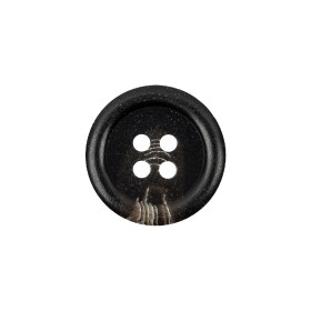 Brown and Beige Swirl 4-Hole Plastic Button – 30L/19mm Brown and Beige Swirl 4-Hole Plastic Button – 30L/19mm