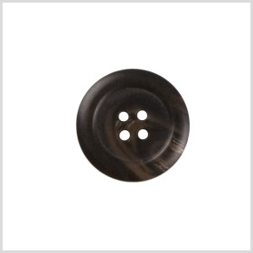 Plastic 4-Hole Button – 36L/23mm – Dark Brown Natural Swirls Plastic 4-Hole Button – 36L/23mm – Dark Brown Natural Swirls