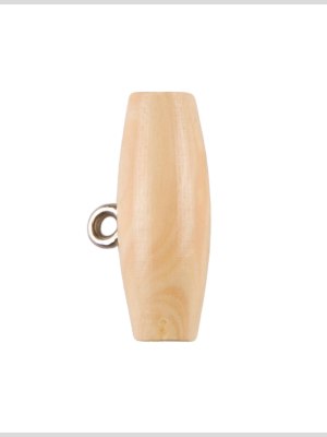 Wood Toggle Button – 44L/28mm – Light Natural Wood Toggle Button – 44L/28mm – Light Natural