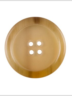 Beige Horn Coat Button – 48L/30.5mm Beige Horn Coat Button – 48L/30.5mm
