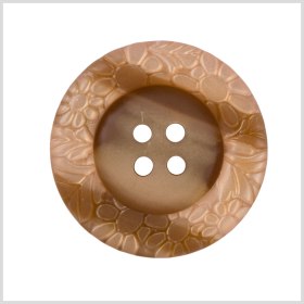 Rust Plastic Button – 24L/15mm Rust Plastic Button – 24L/15mm