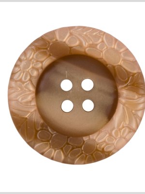 Rust Plastic Button – 24L/15mm Rust Plastic Button – 24L/15mm