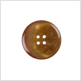 Plastic 4-Hole Button – 36L/23mm – Rust and Gold Shimmering Swirls Plastic 4-Hole Button – 36L/23mm – Rust and Gold Shimmering Swirls
