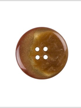 Plastic 4-Hole Button – 36L/23mm – Rust and Gold Shimmering Swirls Plastic 4-Hole Button – 36L/23mm – Rust and Gold Shimmering Swirls