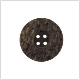 Plastic 4-Hole Button – 40L/25.5mm – Charcoal and Brown Textured Stone Look Plastic 4-Hole Button – 40L/25.5mm – Charcoal and Brown Textured Stone Look