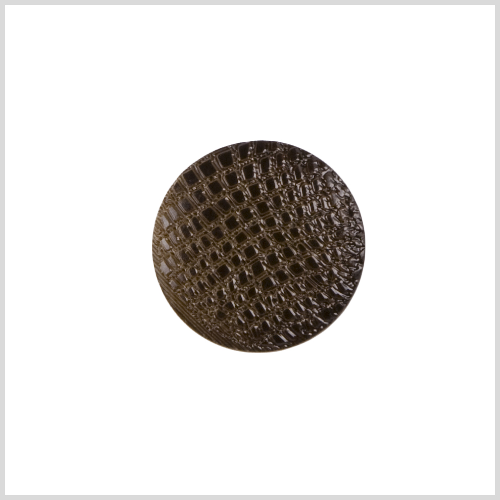 Brown Reptile Textured Plastic Shank Back Button – 32L/20mm Brown Reptile Textured Plastic Shank Back Button – 32L/20mm