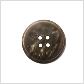 Plastic 4-Hole Button – 36L/23mm – Brown and Beige Mottled Raised Flat Center Plastic 4-Hole Button – 36L/23mm – Brown and Beige Mottled Raised Flat Center
