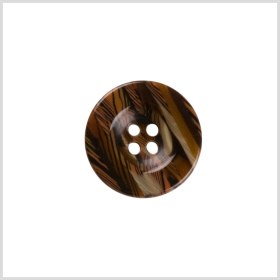 Plastic 4-Hole Button – 28L/18mm – Brown and Tan Overlapping Animal Stripes Plastic 4-Hole Button – 28L/18mm – Brown and Tan Overlapping Animal Stripes