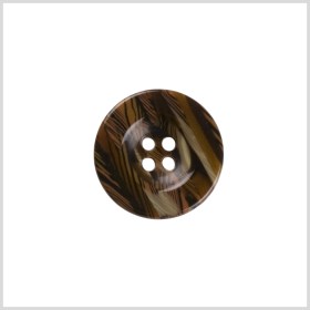 Plastic 4-Hole Button – 32L/20mm – Brown and Tan Overlapping Animal Stripes Plastic 4-Hole Button – 32L/20mm – Brown and Tan Overlapping Animal Stripes