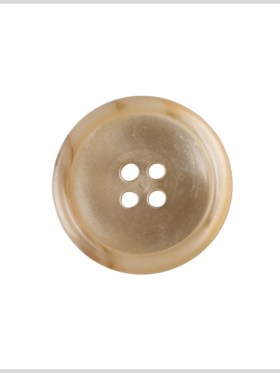 Plastic 4-Hole Button – 36L/23mm – Beige and Brown Marbling Plastic 4-Hole Button – 36L/23mm – Beige and Brown Marbling