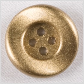 Plastic 4-Hole Button – 28L/18mm – Metallic Gold Tire Rim Plastic 4-Hole Button – 28L/18mm – Metallic Gold Tire Rim
