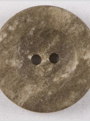 Plastic 2-Hole Button – 40L/25.5mm – Warm Gray and Beige Mottled Stone-Look Plastic 2-Hole Button – 40L/25.5mm – Warm Gray and Beige Mottled Stone-Look