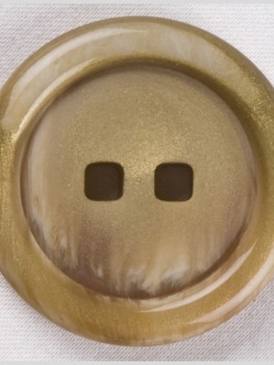 Plastic 2-Hole Button – 44L/28mm – Gold Shimmer Square Holes Plastic 2-Hole Button – 44L/28mm – Gold Shimmer Square Holes
