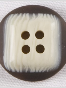 Beige/Brown Plastic Button – 24L/15mm Beige/Brown Plastic Button – 24L/15mm