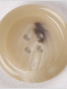 Plastic 4-Hole Button – 40L/25.5mm – Beige, Cream and Brown Streaks and Spots Plastic 4-Hole Button – 40L/25.5mm – Beige, Cream and Brown Streaks and Spots