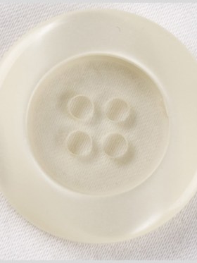 Plastic 4-Hole Button – 40L/25.5mm – Subtle Shimmer Ivory Rolled Rim Plastic 4-Hole Button – 40L/25.5mm – Subtle Shimmer Ivory Rolled Rim