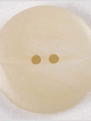 Plastic 2-Hole Button – 36L/23mm – Ivory Low Convex Plastic 2-Hole Button – 36L/23mm – Ivory Low Convex