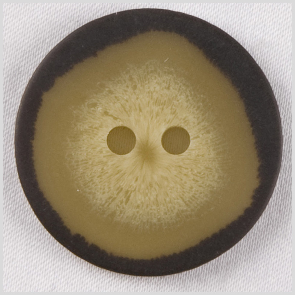 Plastic 2-Hole Button – 32L/20mm – Dark Brown and Cream Ombre Spot Plastic 2-Hole Button – 32L/20mm – Dark Brown and Cream Ombre Spot