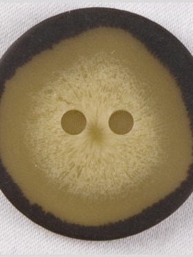 Plastic 2-Hole Button – 40L/25.5mm – Dark Brown and Cream Ombre Spot Plastic 2-Hole Button – 40L/25.5mm – Dark Brown and Cream Ombre Spot