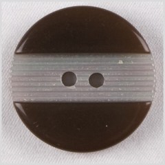 Plastic 2-Hole Button – 28L/18mm – Dark Brown Engraved Ribbing Stripe Plastic 2-Hole Button – 28L/18mm – Dark Brown Engraved Ribbing Stripe