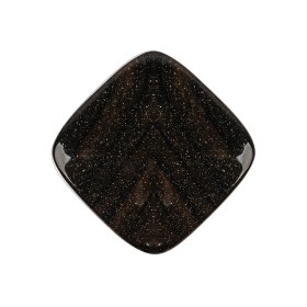 Square Plastic Shank Back Button – 42L/27mm – Black and Brown Animal Stripes and Sparkles Square Plastic Shank Back Button – 42L/27mm – Black and Brown Animal Stripes and Sparkles