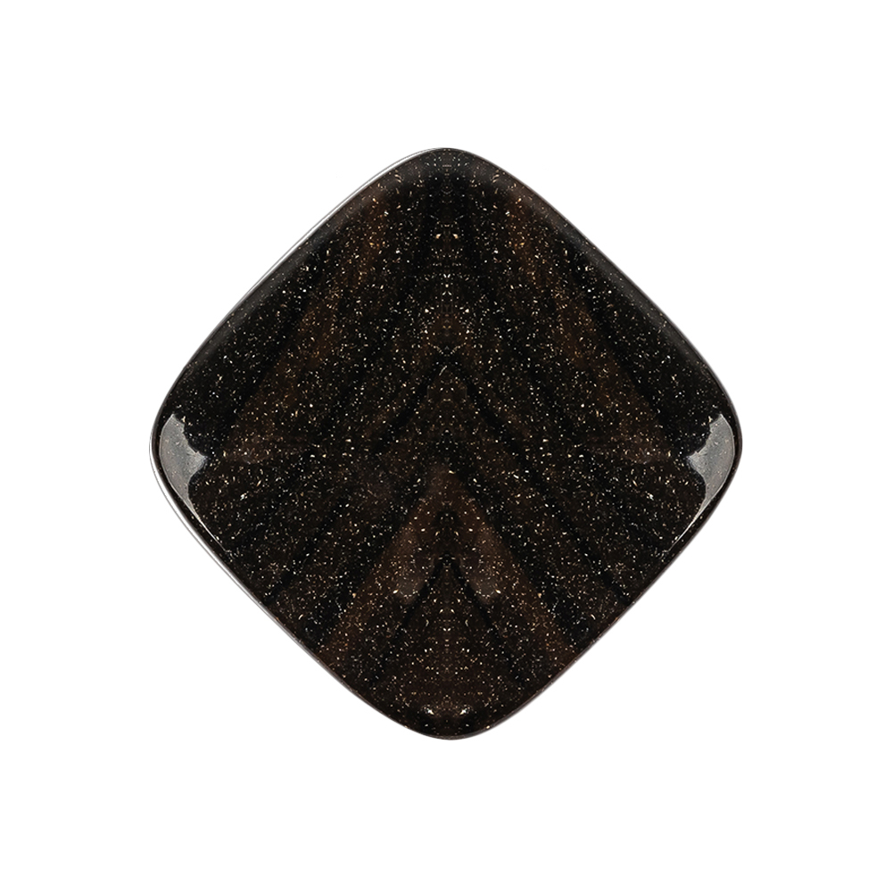 Square Plastic Shank Back Button – 42L/27mm – Black and Brown Animal Stripes and Sparkles Square Plastic Shank Back Button – 42L/27mm – Black and Brown Animal Stripes and Sparkles