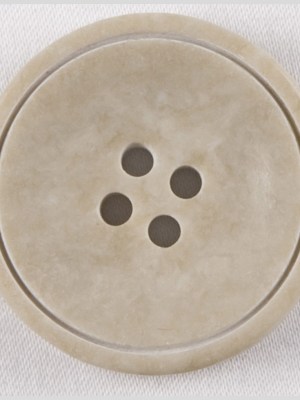 Plastic 4-Hole Button – 36L/23mm – Gray and Beige Stone-Look with Engraved Ring Plastic 4-Hole Button – 36L/23mm – Gray and Beige Stone-Look with Engraved Ring