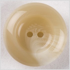 Plastic 2-Hole Button – 40L/25.5mm – Beige and White Swirl Rolled Rim Plastic 2-Hole Button – 40L/25.5mm – Beige and White Swirl Rolled Rim