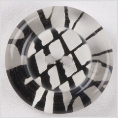 Clear Black Plastic Button – 36L/23mm Clear Black Plastic Button – 36L/23mm