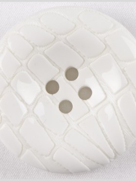 White Plastic Button – 54L/34mm White Plastic Button – 54L/34mm